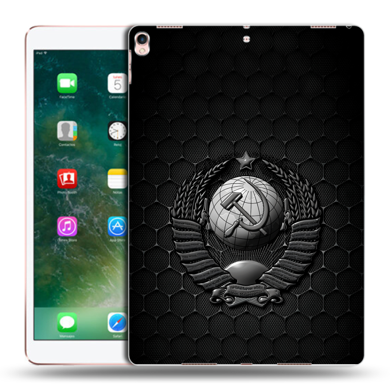 Силиконовый чехол на Ipad Pro 10.5 с принтом Герб Флаг СССР Силиконовый чехол на Ipad Pro 10.5 с принтом Герб Флаг СССР