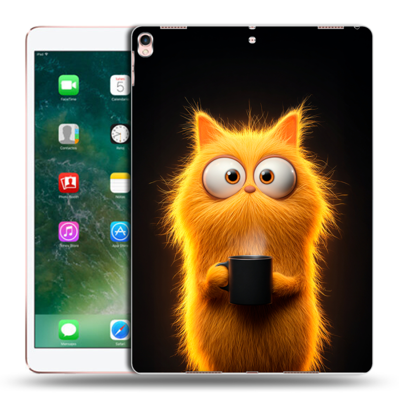 Силиконовый чехол на Ipad Pro 10.5 с принтом Смешной кот Силиконовый чехол на Ipad Pro 10.5 с принтом Смешной кот