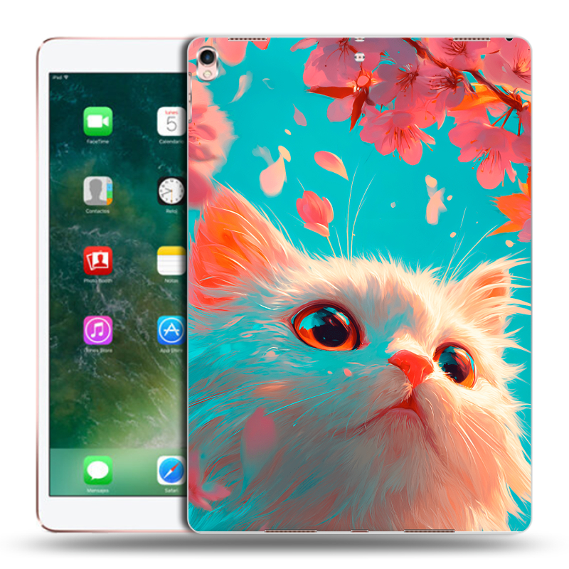 Силиконовый чехол на Ipad Pro 10.5 с принтом Красивый кот Силиконовый чехол на Ipad Pro 10.5 с принтом Красивый кот