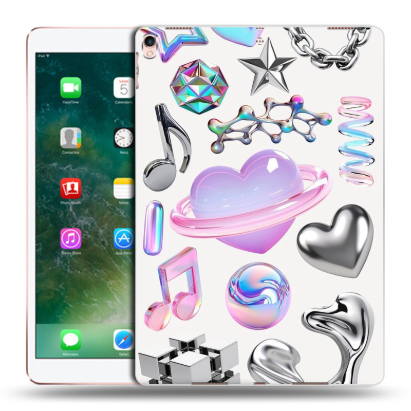 Силиконовый чехол на планшета Ipad Pro 10.5 с принтом Y2K Силиконовый чехол на планшета Ipad Pro 10.5 с принтом Y2K