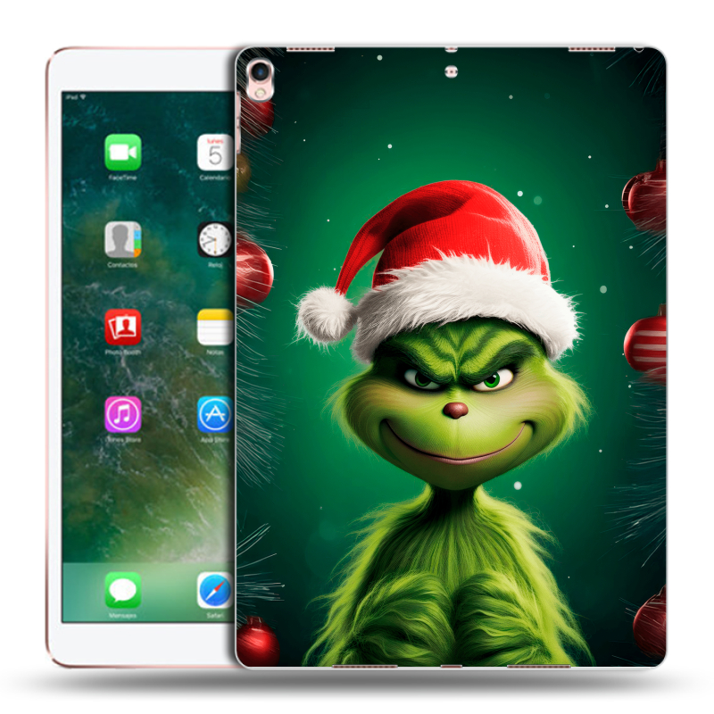 Силиконовый чехол на Ipad Pro 10.5 с принтом Гринч Новый год Рождество Силиконовый чехол на Ipad Pro 10.5 с принтом Гринч Новый год Рождество