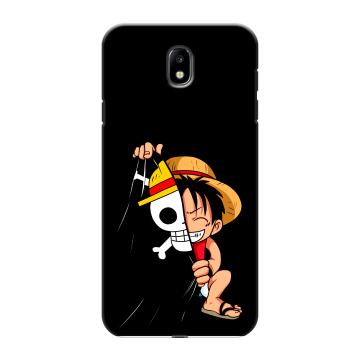 Силиконовый противоударный чехол на Samsung Galaxy J7 (2017) с принтом One Piece Ван Пис Силиконовый противоударный чехол на Samsung Galaxy J7 (2017) с принтом One Piece Ван Пис