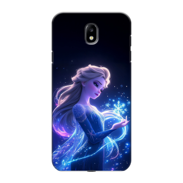 Силиконовый противоударный чехол на Samsung Galaxy J7 (2017) с принтом Холодное сердце Frozen Силиконовый противоударный чехол на Samsung Galaxy J7 (2017) с принтом Холодное сердце Frozen