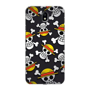 Силиконовый противоударный чехол на Samsung Galaxy J7 (2017) с принтом One Piece Ван Пис Силиконовый противоударный чехол на Samsung Galaxy J7 (2017) с принтом One Piece Ван Пис