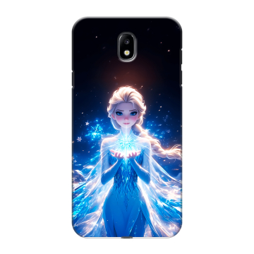 Силиконовый противоударный чехол на Samsung Galaxy J7 (2017) с принтом Холодное сердце Frozen Силиконовый противоударный чехол на Samsung Galaxy J7 (2017) с принтом Холодное сердце Frozen