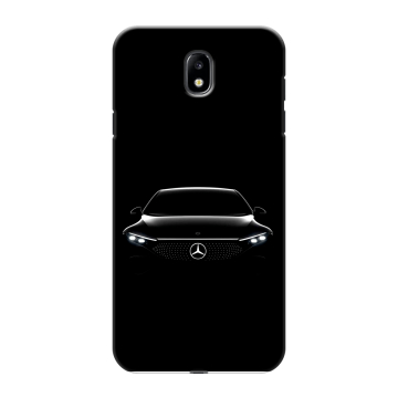 Силиконовый противоударный чехол на Samsung Galaxy J7 (2017) с принтом Mercedes Мерседес Силиконовый противоударный чехол на Samsung Galaxy J7 (2017) с принтом Mercedes Мерседес
