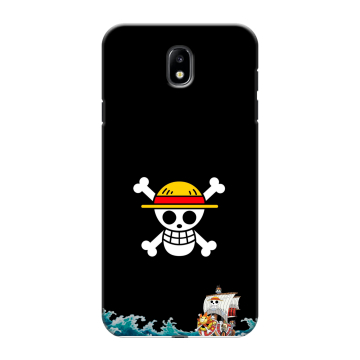 Силиконовый противоударный чехол на Samsung Galaxy J7 (2017) с принтом One Piece Ван Пис Силиконовый противоударный чехол на Samsung Galaxy J7 (2017) с принтом One Piece Ван Пис
