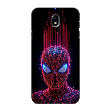 Силиконовый противоударный чехол на Samsung Galaxy J7 (2017) с принтом Spiderman Человек паук Силиконовый противоударный чехол на Samsung Galaxy J7 (2017) с принтом Spiderman Человек паук