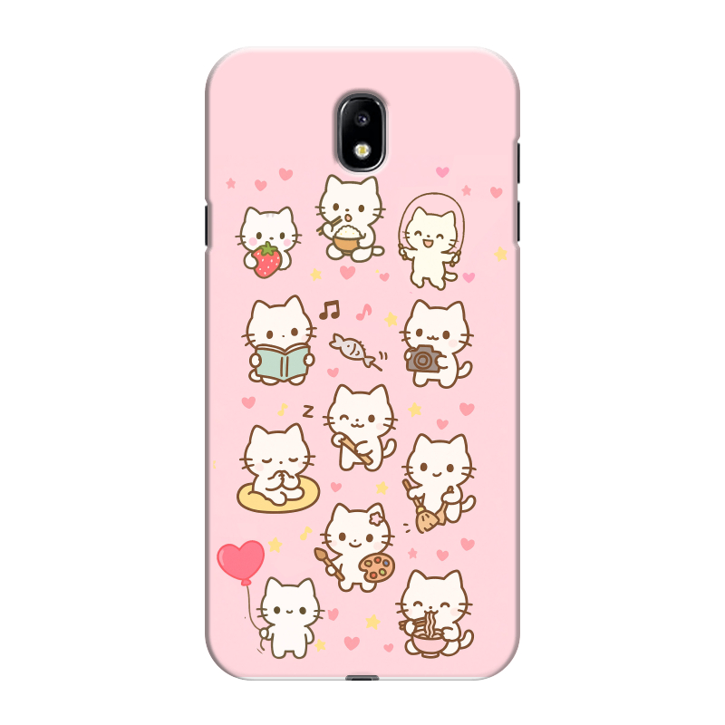 Пластиковый чехол на Samsung Galaxy J7 (2017) с принтом Hello Kitty Хелоу Кити Пластиковый чехол на Samsung Galaxy J7 (2017) с принтом Hello Kitty Хелоу Кити