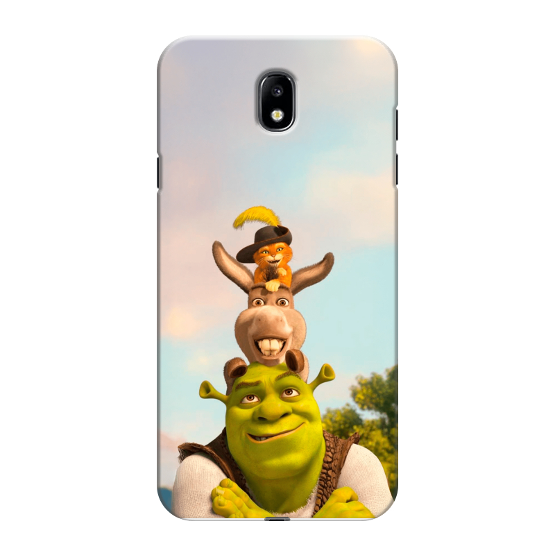 Пластиковый чехол на Samsung Galaxy J7 (2017) с принтом Шрек Shrek Пластиковый чехол на Samsung Galaxy J7 (2017) с принтом Шрек Shrek