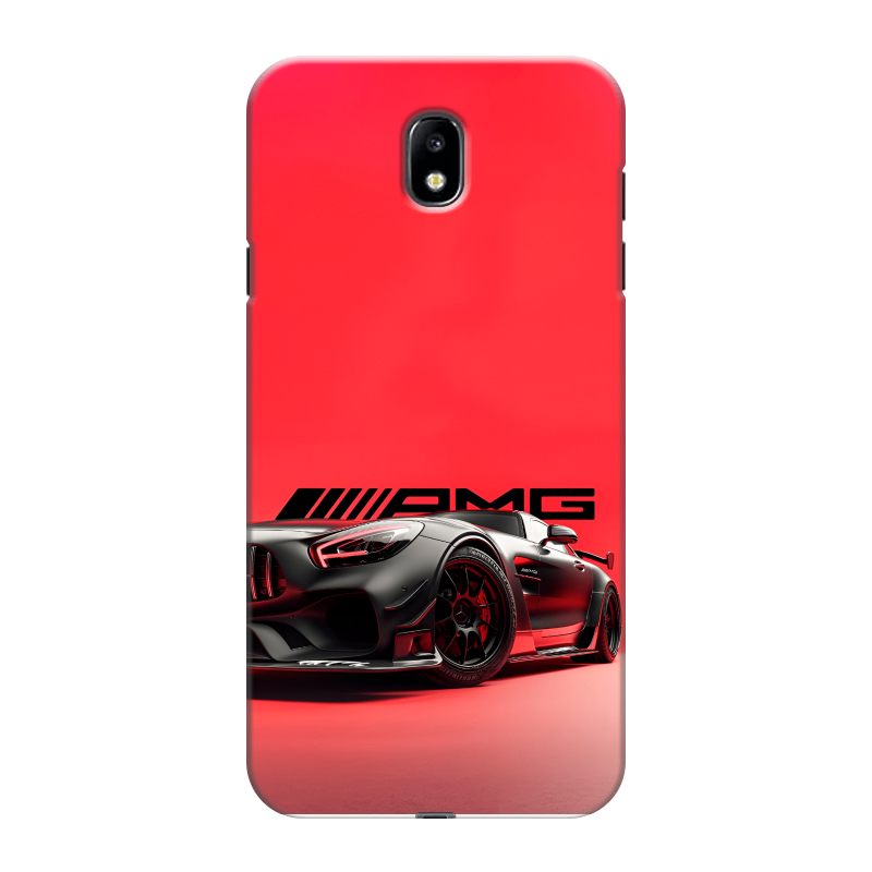 Пластиковый чехол на Samsung Galaxy J7 (2017) с принтом Мерседес Mercedes AMG Пластиковый чехол на Samsung Galaxy J7 (2017) с принтом Мерседес Mercedes AMG