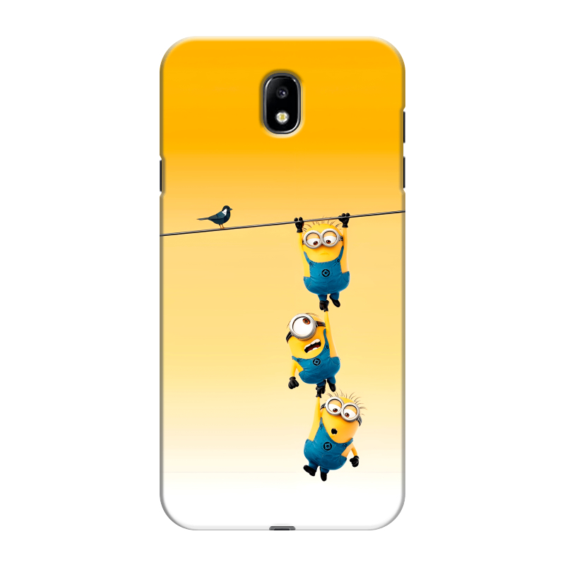 Пластиковый чехол на Samsung Galaxy J7 (2017) с принтом Миньоны Пластиковый чехол на Samsung Galaxy J7 (2017) с принтом Миньоны