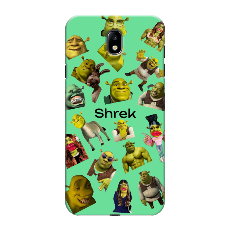 Пластиковый чехол на Samsung Galaxy J7 (2017) с принтом Шрек Shrek Пластиковый чехол на Samsung Galaxy J7 (2017) с принтом Шрек Shrek