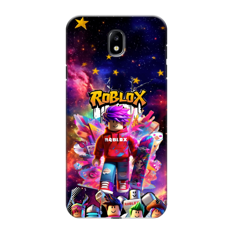Пластиковый чехол на Samsung Galaxy J7 (2017) с принтом Roblox Роблокс Пластиковый чехол на Samsung Galaxy J7 (2017) с принтом Roblox Роблокс