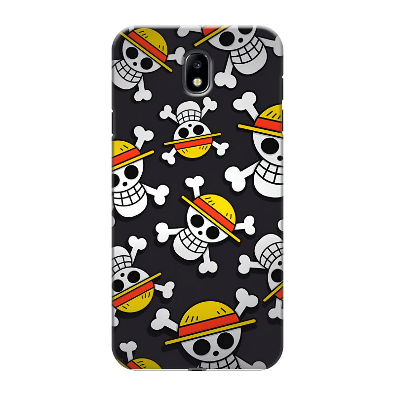 Силиконовый противоударный чехол на Samsung Galaxy J7 (2017) с принтом One Piece Ван Пис Силиконовый противоударный чехол на Samsung Galaxy J7 (2017) с принтом One Piece Ван Пис