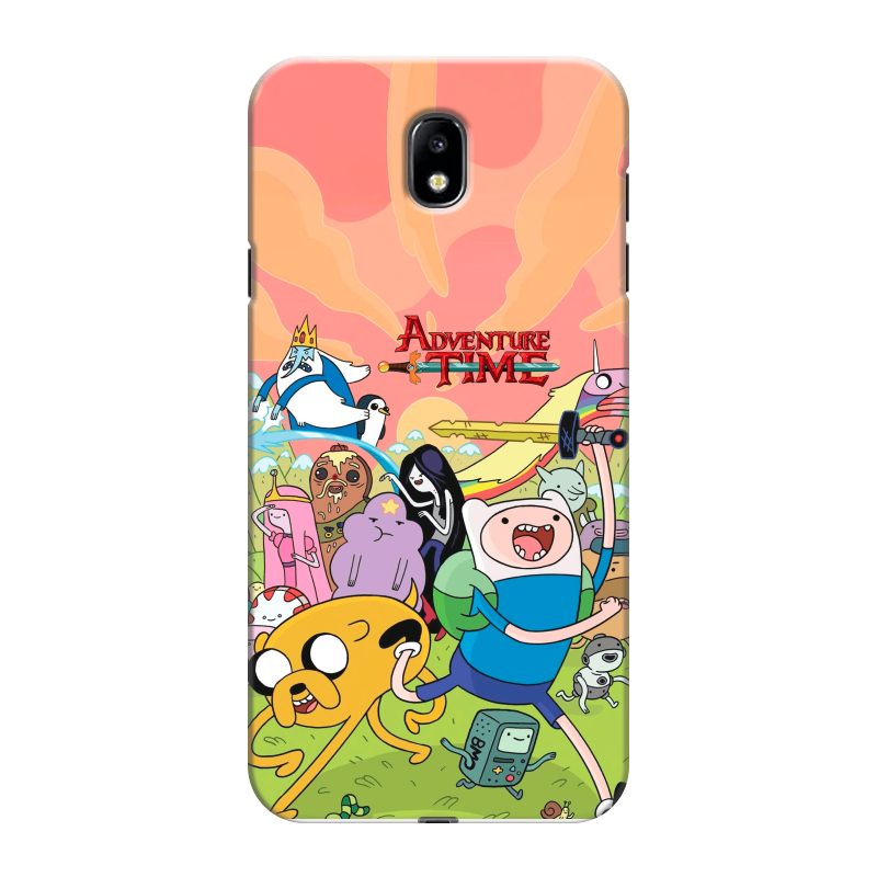Пластиковый чехол на Samsung Galaxy J7 (2017) с принтом Adventure time Время приключений Пластиковый чехол на Samsung Galaxy J7 (2017) с принтом Adventure time Время приключений