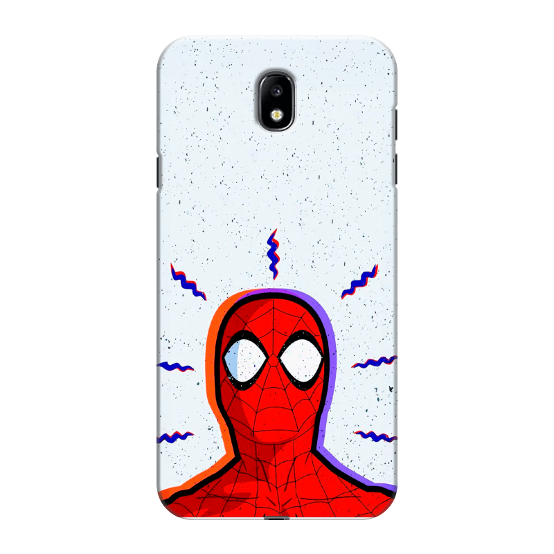 Силиконовый противоударный чехол на Samsung Galaxy J7 (2017) с принтом Spiderman Человек паук Силиконовый противоударный чехол на Samsung Galaxy J7 (2017) с принтом Spiderman Человек паук