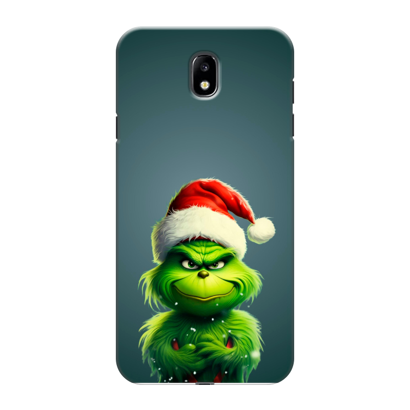 Пластиковый чехол на Samsung Galaxy J7 (2017) с принтом Новый год Пластиковый чехол на Samsung Galaxy J7 (2017) с принтом Новый год