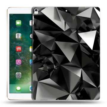 Силиконовый чехол на планшета Ipad Pro 12.9 (2017) с принтом Черные кристаллы Силиконовый чехол на планшета Ipad Pro 12.9 (2017) с принтом Черные кристаллы