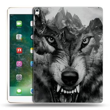 Силиконовый чехол на планшета Ipad Pro 12.9 (2017) с принтом Волк Силиконовый чехол на планшета Ipad Pro 12.9 (2017) с принтом Волк