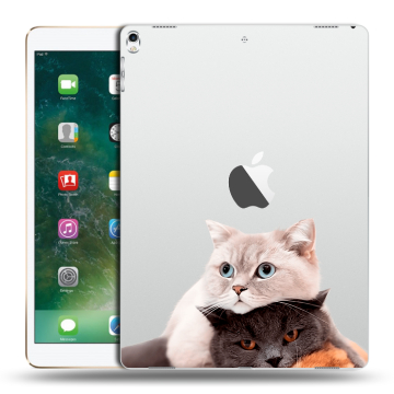 Силиконовый чехол на планшета Ipad Pro 12.9 (2017) с принтом Кошки Силиконовый чехол на планшета Ipad Pro 12.9 (2017) с принтом Кошки