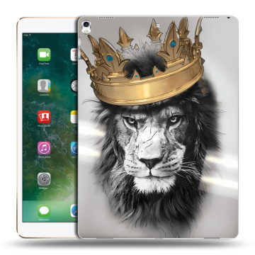 Силиконовый чехол на планшета Ipad Pro 12.9 (2017) с принтом Лев с короной Силиконовый чехол на планшета Ipad Pro 12.9 (2017) с принтом Лев с короной