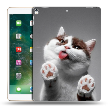 Силиконовый чехол на планшета Ipad Pro 12.9 (2017) с принтом Коты Силиконовый чехол на планшета Ipad Pro 12.9 (2017) с принтом Коты