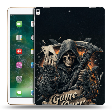 Силиконовый чехол на планшета Ipad Pro 12.9 (2017) с принтом Скелет карты Силиконовый чехол на планшета Ipad Pro 12.9 (2017) с принтом Скелет карты