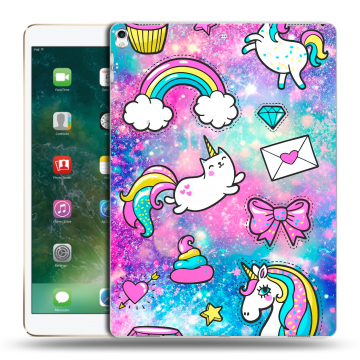 Силиконовый чехол на Ipad Pro 12.9 (2017) с принтом Единороги