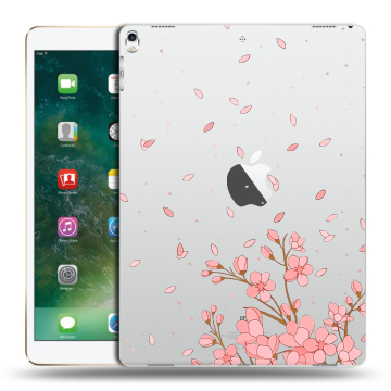 Силиконовый чехол на Ipad Pro 12.9 (2017) с принтом Ветка сакуры Силиконовый чехол на Ipad Pro 12.9 (2017) с принтом Ветка сакуры