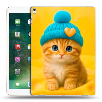 Силиконовый чехол на Ipad Pro 12.9 (2017) с принтом Котенок в шапке