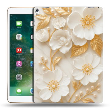 Силиконовый чехол на Ipad Pro 12.9 (2017) с принтом Цветы
