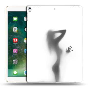 Силиконовый чехол на Ipad Pro 12.9 (2017) с принтом Силуэт