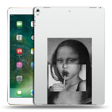 Силиконовый чехол на Ipad Pro 12.9 (2017) с принтом Мона Лиза Силиконовый чехол на Ipad Pro 12.9 (2017) с принтом Мона Лиза