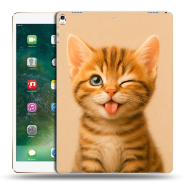 Силиконовый чехол на Ipad Pro 12.9 (2017) с принтом котенок Силиконовый чехол на Ipad Pro 12.9 (2017) с принтом котенок