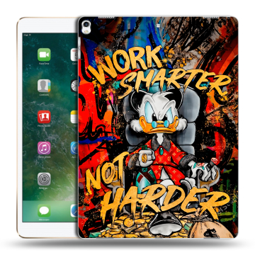 Силиконовый чехол на Ipad Pro 12.9 (2017) с принтом Дональд Дак Деньги