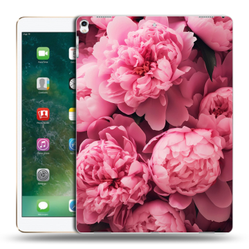 Силиконовый чехол на Ipad Pro 12.9 (2017) с принтом цветы пионы Силиконовый чехол на Ipad Pro 12.9 (2017) с принтом цветы пионы