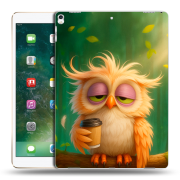 Силиконовый чехол на Ipad Pro 12.9 (2017) с принтом сова