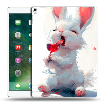 Силиконовый чехол на Ipad Pro 12.9 (2017) с принтом кролик зайчик Силиконовый чехол на Ipad Pro 12.9 (2017) с принтом кролик зайчик