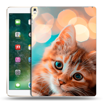 Силиконовый чехол на Ipad Pro 12.9 (2017) с принтом котик Силиконовый чехол на Ipad Pro 12.9 (2017) с принтом котик