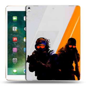 Силиконовый чехол на Ipad Pro 12.9 (2017) с принтом Контер страйк Counter strike