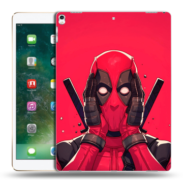 Силиконовый чехол на Ipad Pro 12.9 (2017) с принтом Дедпул Deadpool