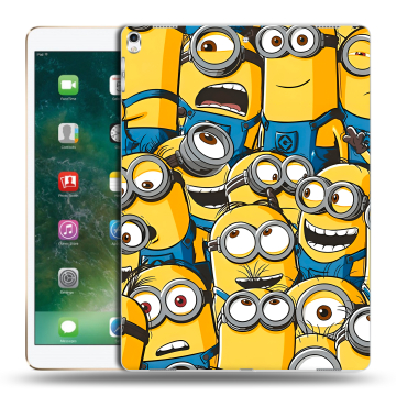 Силиконовый чехол на Ipad Pro 12.9 (2017) с принтом Миньоны Силиконовый чехол на Ipad Pro 12.9 (2017) с принтом Миньоны