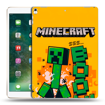 Силиконовый чехол на Ipad Pro 12.9 (2017) с принтом Майнкрафт Minecraft Силиконовый чехол на Ipad Pro 12.9 (2017) с принтом Майнкрафт Minecraft