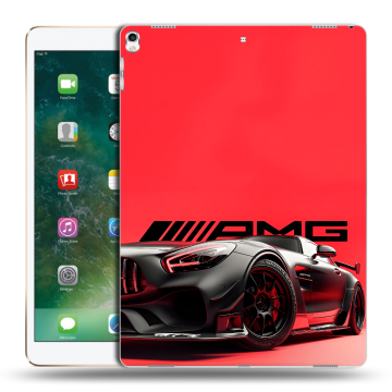 Силиконовый чехол на Ipad Pro 12.9 (2017) с принтом Мерседес Mercedes AMG Силиконовый чехол на Ipad Pro 12.9 (2017) с принтом Мерседес Mercedes AMG