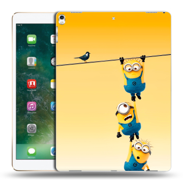 Силиконовый чехол на Ipad Pro 12.9 (2017) с принтом Миньоны Силиконовый чехол на Ipad Pro 12.9 (2017) с принтом Миньоны
