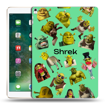 Силиконовый чехол на Ipad Pro 12.9 (2017) с принтом Шрек Shrek Силиконовый чехол на Ipad Pro 12.9 (2017) с принтом Шрек Shrek