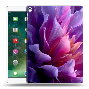 Силиконовый чехол на Ipad Pro 12.9 (2017) с принтом женский цветы