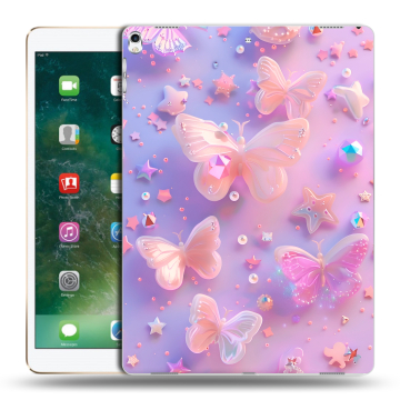 Силиконовый чехол на Ipad Pro 12.9 (2017) с принтом Бабочки