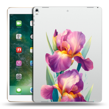 Силиконовый чехол на Ipad Pro 12.9 (2017) с принтом Цветы орхидеи Силиконовый чехол на Ipad Pro 12.9 (2017) с принтом Цветы орхидеи